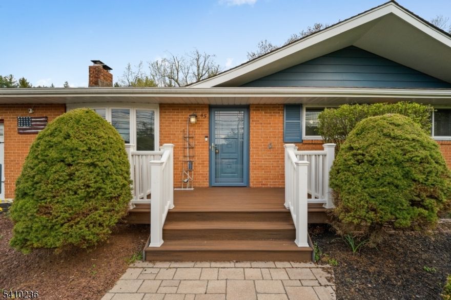 Well maintained 4 bedroom, 1 bath, brick ranch on landscaped .57 acre. Hardwood floors throughout, living room with fireplace and built-in bookshelves.Full finished walk-out basement (Bilco doors) with additional living room, laundry, lots of closets and storage space.  3 Sheds in the backyard included.Home being sold as is.