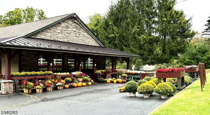 Completely renovated turnkey property.  Previously utilized as a farmers' market/gift shop, on a large lot with ample well-lit parking.  Upgrades/improvements include new roof, windows, floors, lighting, bathrooms, generator, security, d cor and more.  This freestanding building is strategically located in a busy traffic area, with high visibility to vehicles heading north or south on RT 206.  Lower level garages offer sizable space for inventory storage or interior parking for multiple vehicles.