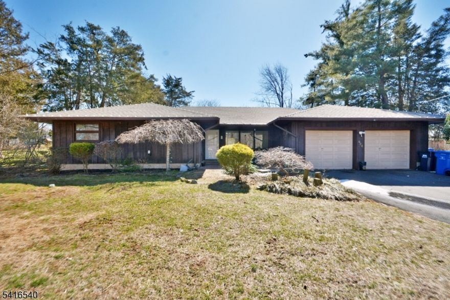 Beautiful 3 BR 2 BA Ranch home in a picturesque wooded lot ready for a new owner. Home is full of natural light, living room leads to dining area and large family room. Two guest bedrooms tucked on one side and large master bedroom with custom walk in closet. Updated kitchen with corian countertop and newer appliances. Attached to the kitchen and dining is a huge florida room with lot of sunlight overlooking the backyard patio and the woods. Huge level yard with woods in the backdrop makes it a private place to enjoy the outdoors. New roof in 2024, new central air condition in 2025, new living room-dining room floor 2025, BRAND NEW SEPTIC (April 2021). Brand new blacktop driveway (2022). Kitchen cabinets updated in 2025. In law suite has a kitchenette. New walk in shower in one bathroom in 2022, solar panels leased. EV charger. Plenty of parking on front and on the side, power washed and deep cleaned to make it move-in ready condition. Closer to Rutgers university, Robert wood Johnson and St Peter?s hospital in New Brunswick downtown and NYC train with park & ride.