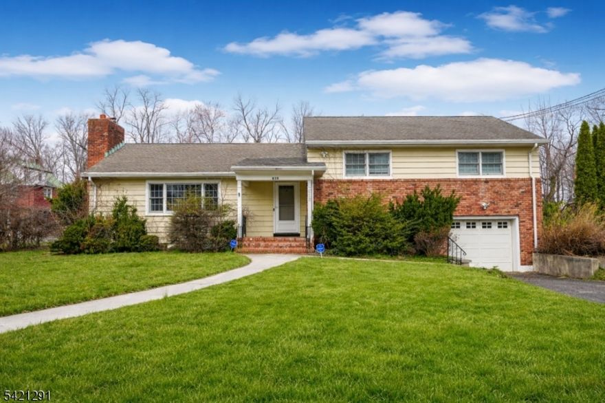 Spacious 3-bedroom, 2-bath split-level home featuring a living room with a wood-burning fireplace and a formal dining room. The home also offers a screened porch, perfect for relaxing or entertaining. The finished basement provides additional living space with a family room and wet bar. Additional highlights include central air conditioning and a built-in garage in the main house. Situated on a large backyard lot, the property also includes a carriage house being sold as is, featuring a 2-car garage and offering great potential as a guest house or additional space. A wonderful opportunity with plenty of space, storage, and possibilities.