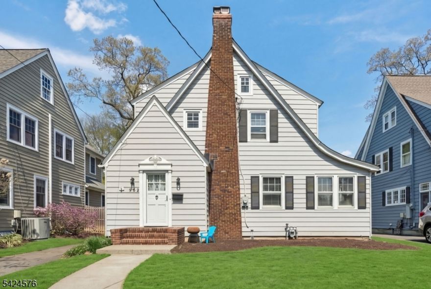 Welcome to 582 Sherwood Parkway a beautifully renovated colonial that blends the charm of a 1927 classic with the finishes and systems of a brand-new home. Every inch was thoughtfully updated in 2017 including all new plumbing and electrical so you can move right in from day one. At the heart of the home is a true chef's kitchen featuring custom wood cabinetry, quartz countertops, a farmhouse porcelain sink, and the crown jewel a LaCanche professional French range, rarely found in residential listings at any price point. The 2.5 updated baths impress equally. The upstairs bath boasts a Carrara marble shower and quartz vanity top. A first-floor half bath and a full bath in the finished basement add exceptional functionality. Three bedrooms, a dedicated home office, finished basement, hardwood floors throughout, and an updated laundry room complete this turnkey package. All of this in Westfield top-rated schools, vibrant downtown, and direct NJ Transit access to Manhattan.