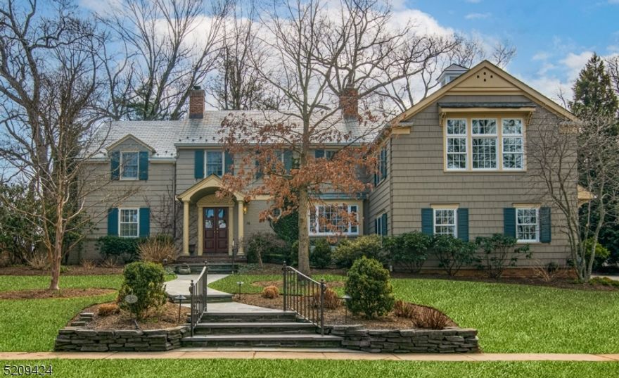 Splendid Colonial home nestled in the heart of the Circle of Friends neighborhood. More than a half acre of level property is enhanced by a spacious stone patio and water feature for a Zen place of respite. The deep yard is surrounded by mature landscaping and fencing for privacy. This home has been thoughtfully expanded and updated to provide lots of space and great flow. The Foyer features a curved staircase and Powder Room, and opens to Living Room with gas fireplace and a cozy Office with gas fireplace. The Sunroom is flooded with natural light and offers a cozy spot to read or entertain. The spacious Dining Room opens onto the patio and features views of water pond. The gourmet Kitchen offers custom cabinetry, top of the line appliances, a center island, breakfast bar & separate eating area. The Family Room, open to the Kitchen, features a vaulted ceiling and stone fireplace for your entertaining needs. A mudroom and storage room off the attached 2 car garage are all that's needed to keep this home organized! A 2nd half Bath is found nearby. The second floor features all 5 Bedrooms plus a spacious Leisure Room. The Primary Bedroom suite is a true sanctuary with views of the yard from the oversized windows and balcony. The stunning Primary Bath, new in 2020, features marble, a stall shower, jetted tub. The custom Primary closet, also new in 2020, is one for the books! Four more Bedrooms, two Baths and an expansive Leisure Room complete this level. Whole house generator.