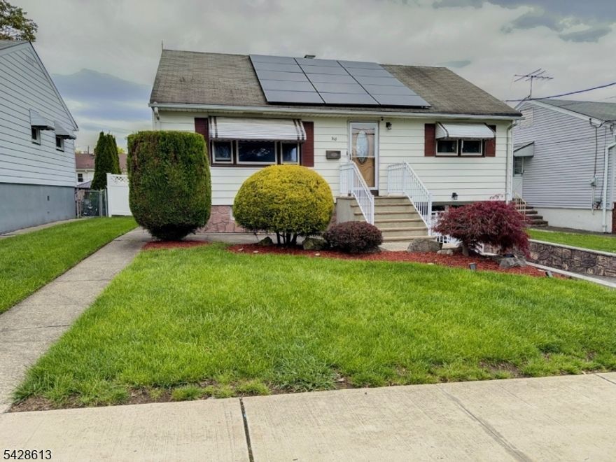 This well-maintained one-family home offers a comfortable and functional layout featuring 2 bedrooms and 2 full bathrooms. A fully finished basement provides the perfect space for entertaining, a recreation area, or additional living use. The property boasts a nicely sized yard complete with a deck ideal for outdoor gatherings and a convenient storage shed. A full walk-up attic presents an excellent opportunity for expansion, with architectural blueprints already available to help bring your vision to life. Recent upgrades ensure peace of mind, including a new hot water heater, central air system, boiler, and solar panels installed for added energy efficiency.