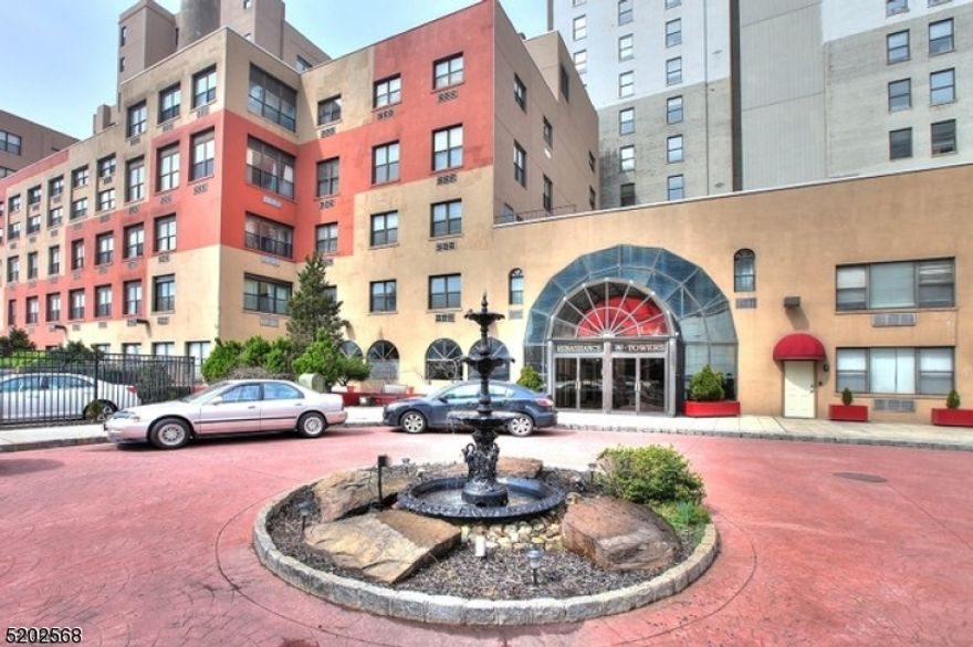 Available Immediately, Well maintained, Brand new flooring, new painting,2 Br 3rd floor condo with access to elevators. Club House. Valet Parking at reasonable rate. Gym Facilities at no extra cost. across the street to enter for Newark Penn Station. Located next to Prudential Arena. Large corner Condo 1048sqft. Brand new Washer/dryer and refrigerator.