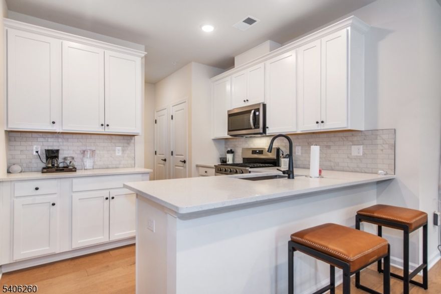 Exceptional new townhome in Scarlet Place! This home features a ground level entry with no stairs, modern kitchen with 42 inch cabinets with crown molding, stainless steel appliances, waste disposal, breakfast bar, living and dining room combo, first floor full bathroom & porcelain tiled first floor. The second level has 2 bedrooms, a full bathroom, convenient laundry room (washer & dryer are included) and large closets. The attached garage has an electric vehicle charging station. Landlord will consider pets! Tenants have access to all the amenities at The Raye, the adjacent community which offers a pool, gym, billiards area, golf simulator, lounge, playroom, conference rooms, private offices and podcast room, for $75/month.