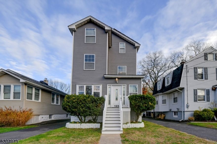 Welcome to this beautiful and custom-designed 3-bedroom, 3-full-bathroom single-family home, with modern comfort and energy efficiency in mind. At the heart of the home is a bright, open-concept main level where the living room flows seamlessly into the dining area and kitchen. Sliding glass doors lead to a private deck overlooking a tree lined backyard, perfect for relaxing or entertaining. The primary ensuite features a spacious and luxurious bathroom and a large walk-in closet offering excellent storage and organization. The second floor has two additional bedrooms with access to a full bathroom, providing comfort and convenience. Highlighted features include solar panels, a tankless water heater that supports an environmentally friendly lifestyle, and a well-designed laundry area on the second floor for greater convenience and efficiency. The first-floor home office provides an ideal space for remote work. This home features a partially finished attic with a bright, insulated, sheet rocked flex area (not shown in photos) offering excellent open storage space. A modern home that blends functionality, sustainability, and comfort for today's lifestyle. Additional perks include proximity to parks, restaurants, shopping, retail centers, major highways, and public transportation, making everyday life both convenient and connected.