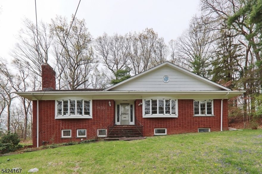 An exceptional opportunity to create your dream home from a true blank canvas. This property has been fully prepped and is ready for your vision?no demolition required. The heavy lifting has already been done, allowing you to focus on design and finishes tailored to your style. This brick raised ranch offers 5 bedrooms, including 2 on the main level, 2 framed on the second floor, and 1 on the ground level. There are 3 bathrooms ready to be completed, plus the potential for 2 additional baths on the second floor.The main level features hardwood floors, a spacious kitchen area with a separate, sun-filled dining space highlighted by wall-to-wall windows, and two wood-burning fireplaces. The second floor is framed for two bedrooms with private baths, along with a bonus space ideal for a home office or additional living area. There is also the potential for a larger expansion should you desire.  The ground level offers a large, versatile flex space perfect for a family room, recreation area, or whatever suits your needs, along with a bedroom, bathroom, oversized laundry room, and ample storage. Walk-out access adds convenience and functionality. Situated on an expansive 0.827-acre lot, the property also includes bay windows in both the living room and dining area, bringing in abundant natural light.