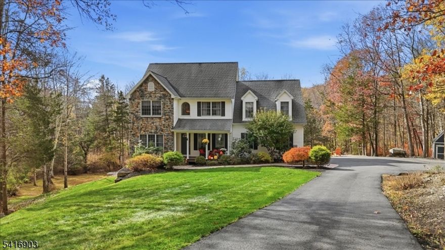 Beautiful, Open Concept Colonial in the heart of desirable Hampton Township is now ready for new owners. Inside, you'll find the first floor features include a formal sitting area, living area, dining area, a roomy, upgraded kitchen, powder room, and fireplace. With Gleaming Hardwoods and refinished custom cabinets, granites, and stainless appliances and a sunny breakfast nook make this home perfect for entertaining. Head upstairs to four generously sized bedrooms, shared bath, and completely renovated master bath experience. With a walkout, fully finished basement and a full bath, the downstairs makes a great spot for an office, playroom, workout space, or guest room. Outdoors, enjoy the rocking chair front porch, or enjoy coffee or bbq's on the deck overlooking your backyard oasis. Nothing to do but move in - with an above ground oil tank, newer furnace and newer ac unit, and spacious two car garage big enough for a truck - make sure to put this one on your must see list.