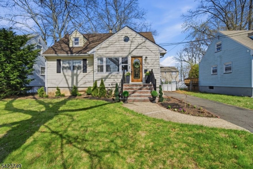 Experience this charming Cape Cod home situated in a quiet highly sought-after neighborhood featuring a MASSIVE Backyard. This 3 Bedroom, 2 Bathroom residence offers the perfect blend of comfort and modern updates. Upon entry you are greeted by a spacious Living Room with beautiful Hardwood Floors, an Eat-In Kitchen highlighted by a Breakfast Bar, Granite Countertops, custom Backsplash & Stainless Steel Appliances, 2 large Bedrooms, a Full Bath & access to your very own private Deck. Ascend upstairs to find a HUGE Primary Suite with En-Suite Bathroom, a Walk-In Closet & Sitting room. Enjoy a large Finished Basement incredible for hosting & entertaining. The Backyard Oasis offers privacy and relaxation. Conveniently located near schools, parks, shopping, and major highways. Come make this home yours before someone else does!