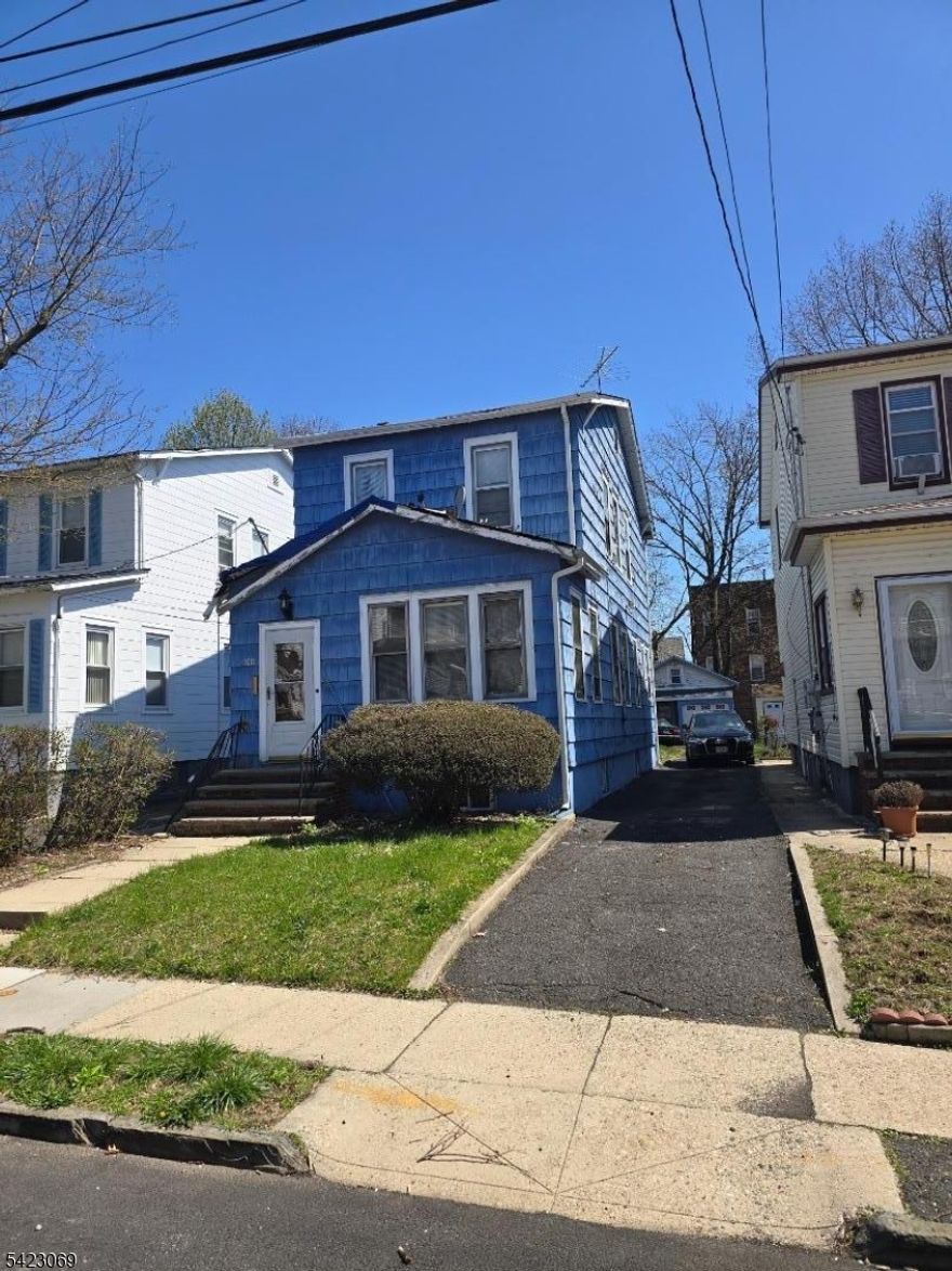Value meets opportunity! Welcome to this solid 3-bedroom, 1.5-bath Colonial ideally located in a desirable Irvington neighborhood near the borders of Union and Maplewood. This home features generously sized bedrooms and abundant natural light throughout.The main level offers a spacious living room and formal dining room, along with a bright, sun-filled den perfect for additional living or work-from-home space.Enjoy the convenience of a 2-car garage and a large, park-like backyard ideal for entertaining or relaxing outdoors. The partially finished basement includes a half bath, providing added flexibility and potential.Conveniently located near major highways and public transportation, this property offers easy access for commuting and everyday travel.Bring your vision THE HOUSE NEEDS SOME TLC !!! this home offers great potential and is being sold strictly AS-IS.