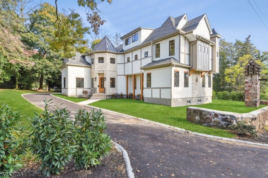 Luxury living at its finest! Nestled in the highly sought-after Wychwood section of Westfield, this luxurious NEW construction home has it all. Quality craftsmanship and designer details are found at every turn. As you step inside, you are greeted by a dramatic entry foyer adorned with opulent details setting the tone for what is more to come. This architecturally distinctive home offers 6 bedrooms and 6.1 bathrooms, embodying the perfect synthesis of flow, functionality and high design that will delight even the most discerning buyer. The gourmet chef's kitchen features Wolf, Sub Zero, and Miele stainless steel appliances, custom cabinetry and a sprawling center island, ideal for both everyday culinary adventures and grand entertaining. The king size primary bedroom suite is equipped with a spa-like bath, radiant heated floors, and a dressing room with custom built-ins. Housed on the third level, you'll find a 3-room ensuite (BR/full bath/bonus room). The finished walkout lower level is fully finished and includes a massive rec. room w/wet bar, exercise room, full bath and wine room/bonus room. Featuring white oak wood floors throughout, Andersen windows, tons of natural light, 3-zone HVAC, office and guest bedroom on the first floor, two laundry rooms, LED lighting, expansive patio & much more! No expense has been spared in the making of this custom gem. Conveniently located to top-rated schools, downtown Westfield, parks, Houses of Worship, major highways and NYC train.