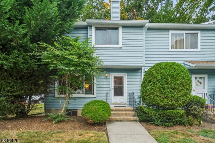 Welcome to this charming end-unit townhouse in Roselle, offering a perfect blend of modern style & convenience! The open-concept layout allows for an easy flow between the spacious kitchen, living & dining areas, perfect for entertaining, everyday life & comfortable living. The grand living room features a warm & inviting wood-burning fireplace accented by custom tile. Adjacent to the living room, the formal dining room is enhanced by elegant chandelier lighting, adding a sophisticated touch to any dining experience. The magnificent chef's kitchen is equipped with top-of-the-line appliances, a dry bar for entertaining & a convenient walk-out to the rear deck, where you can enjoy looking out over the peaceful backyard. Upstairs, the luxury master suite provides a relaxing retreat with its private ensuite bathroom & his-and-hers closets. While the oversized guest bedroom offers a large cedar closet & a welcoming atmosphere for guests. The fully finished basement serves as a versatile space with a large rec room & cedar closet with abundant storage. Located just minutes from Cranford's vibrant downtown, offering shopping & dining options, this townhouse is also conveniently close to the Cranford Train Station with direct access to NYC. With easy access to EWR Airport & major highways, including the GSP, commuting & travel are a breeze. This stunning end-unit townhouse combines luxury, comfort & an unbeatable location - don't miss the opportunity to make this house your home!