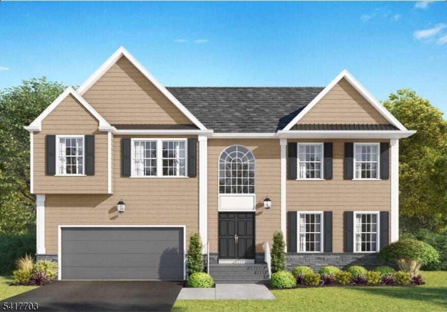 Stunning New Construction! This beautifully designed 5-bedroom, 3.5-bath contemporary home offers the perfect blend of modern luxury and everyday comfort. Featuring 9 ft ceilings and a sun-filled open-concept layout, this home is built for both entertaining and functional living.The heart of the home is the designer kitchen with a large center island, premium quartz countertops, and high-end appliances, flowing seamlessly into the spacious living and dining areas with a cozy fireplace. The first floor features a bedroom and full bath that can easily serve as a quiet, private office. Upstairs, unwind in the luxurious primary suite, complemented by three additional bedrooms and a convenient second-floor laundry room. The fully finished basement adds incredible bonus space ideal for a recreation room, gym, or media lounge. complete with recessed lighting throughout and an oversized 2-car garage, this home checks every box. Don't miss this exceptional opportunity! Do not trespass, home is still under construction.