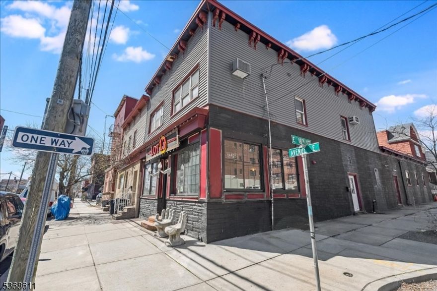 167 and 169 Avenue E for sale. Unlock the potential in this Value -add 4 unit residential building with Bar/Venue. Well located in thriving Bayonne NJ.  Bar/ Venue has full kitchen/stage and bar area.  Large outdoor Patio is a rarity and a true asset. Sale is for Real Property only