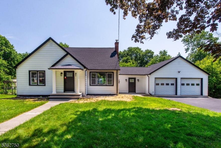 Welcome to this beautifully renovated cape cod home, perfectly blending classic charm with modern upgrades. This luxury builder has left no stone unturned. Featuring 3 spacious bedrooms including an oversized luxurious primary suite. Upon entering this home you will see an inviting open floor plan & a stunning chef's kitchen complete with an exquisite tumbled granite center island and stainless appliances. Gleaming hardwood floors throughout and tons of natural light are abound. This home features a beautiful oversized attached 2-garage that will be sure to please any hobbyist. The full finished walkout basement adds a lot of extra space complete with its own full bath. Public sewer/water, natural gas and new ice cold central air. This home is a commuters dream with easy access to major highways as well as the Dover train station with a direct line to NYC. Additionally, Randolph offers sought after schools, many parks and the amazing Randolph trail system.