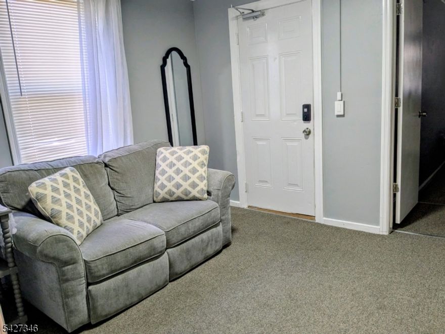 Beautiful fully furnished 2nd floor, one bedroom apartment. Updated galley kitchen with spacious eat-in area. Kitchen is complete with accessories, gas range, refrigerator and microwave. Living room with couch and TV. Bedroom with queen bed and dresser.  Must be rented furnished. Tenant responsible to keep furniture in good condition. Landlord will remove decorative items, if tenant does not want them.