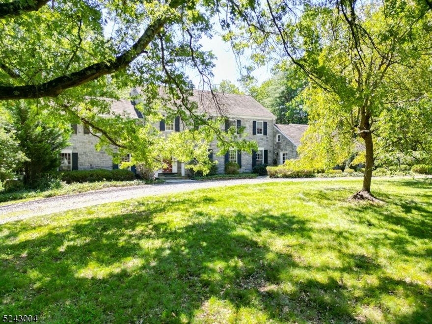 Tucked away down a long circular driveway. This home offers 4 fireplaces, a large kitchen with a center island, custom Corian countertops and sink, adjacent breakfast nook. Living room with wood burning fireplace, large dining room with built-in cabinets, crown molding, wide plank wood floor though must of the home.  The family room has floor to ceiling brick fireplace and beam ceiling. A library room with a wood-burning fireplace. The third level accessible through spiral staircases offers a spacious loft with skylights. Additionally, there is a heated in-ground pool and a house. Large finished room over the three-car garage structure that can serve as an office. A large number of storage sheds with electric lighting. House generator.   The basement is finished with a gas fireplace. The home is surrounded by beautiful landscaped grounds offering plenty of privacy. This property borders 19 Acres of preserved land and Waterman Meadows.  This is an estate sale and it will be sold, Strictly As-It-is.