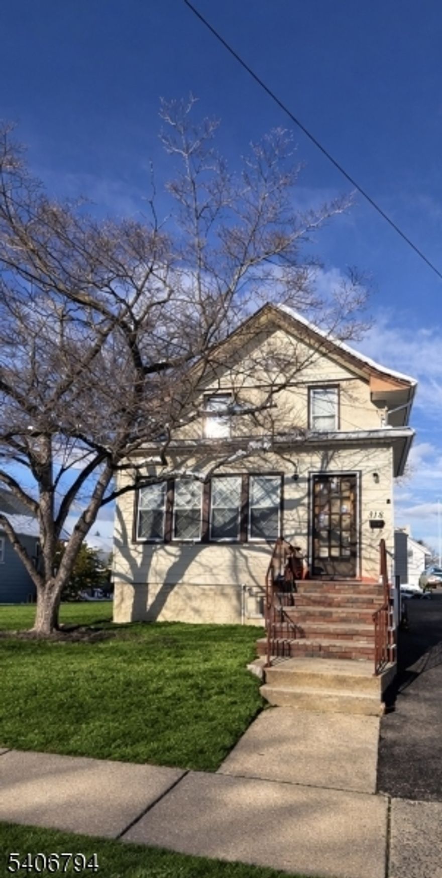 Opportunity awaits in this well-located Colonial in Linden, ready to be reimagined and customized to your vision. This home offers 3 bedrooms and 2 full bathrooms with a functional floor plan designed for comfortable everyday living. The main level features an eat-in kitchen, formal dining room, and a cozy living room. A charming enclosed front porch, surrounded by windows, creates a warm and inviting entry. Toward the rear of the home, a versatile bonus room ideal for a home office/den w/ a full bath that flows seamlessly onto a deck overlooking the private, fenced-in backyard. A side entrance from the driveway provides convenient access to both the kitchen entrance and the full basement, offering excellent potential for finishing or additional storage. The property also includes a private driveway w/3 spaces in back plus oversized detached garage with bonus space above, presenting opportunities for storage, workshop use, or future customization. Ideally located near shopping, parks, schools, major highways, and public transportation, with convenient access to the Linden train station and NYC commuting options. As-is sale. Buyer responsible for Certificate of Occupancy. Brand new furnace was just installed. Investors - Don't miss this one!