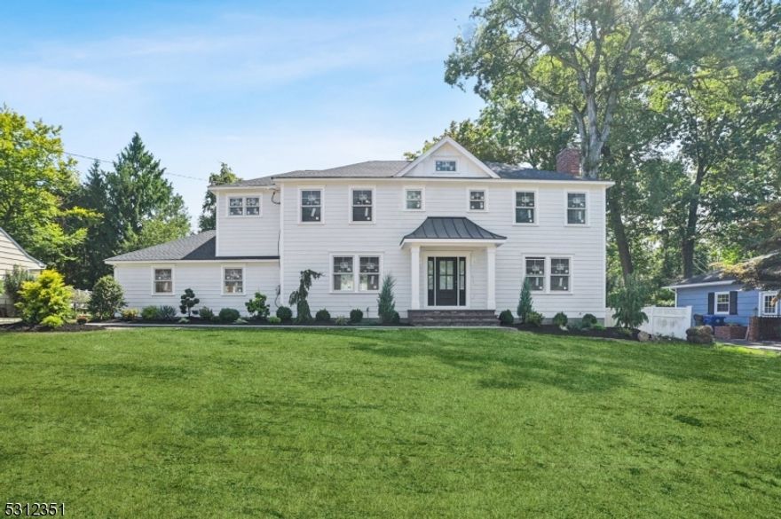 Welcome to your Dream Home! Prime Location in Convent Station, Morris Township backing up to Canfield Rd. Park-Like Flat Property, NEW CONSTRUCTION FROM TOP TO BOTTOM!! (except foundation) Proudly presented by Terra Custom Home Builders 5BR 4.5BA CHC, New Hardwood Floors throughout, Gourmet Kitchen w/ Viking 6 Burner Stove,Viking 36" Refrigerator, White Shaker cabinets, Stone Herringbone Backsplash, large beautiful Gray Center Island with Quartz countertops and separate area for dining. Kitchen opens to the (23x14) family room w/stone gas fireplace. Bright & Sunny throughout home, Brand New Andersen windows. Four bedrooms upstairs with a conveniently located laundry room. Brand New HVAC (2 zones) New Electrical throughout, All New Kohler fixtures, Mud room (w/built in bench) conveniently located off of the first floor two car attached garage. Brand New 30 Year Timberline Roof, New Hardie Plank Siding w/ Azek Trim, New Paver Patio with Fire Pit(great for entertaining) located off of the kitchen to the peaceful and serene backyard. New Paver Walkway, Custom Landscaping, New 6" Black gutters/leaders, Fully finished basement with 5th bedroom w/ egress window and full bath perfect for guests! New GE Front Loader Washer & Dryer 5.3 cu ft included! Walking distance to Woodland Elementary School. A commuter's delight-Minutes to Midtown Direct Convent Train Station with parking, close to all major highways: 287, 24 & 78, schools, shops & Downtown Morristown, Morristown Medical Center,