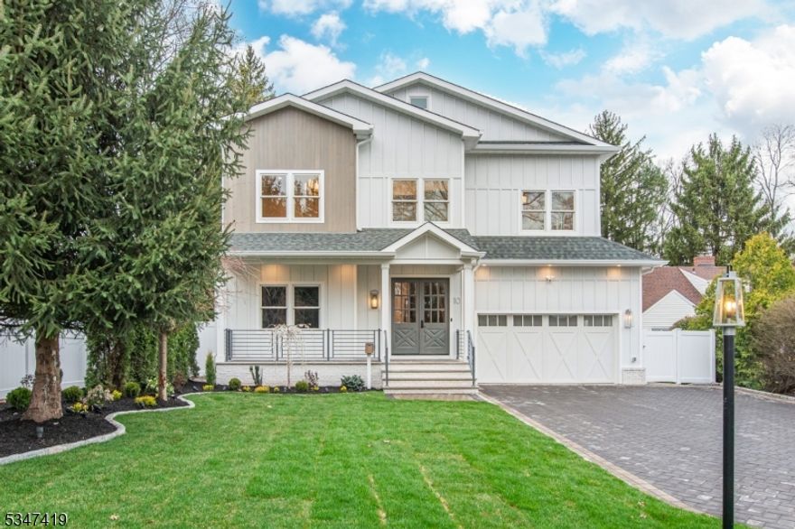 New construction boasts over 4,000+ sq of meticulously designed space with 5BR, 4.5 BA. Inside, you're greeted by tall ceilings, wide-plank hardwood floors, and an abundance of natural light streaming through oversized windows. The open-concept floor plan effortlessly connects the gourmet chef's kitchen, complete with state-of-the-art appliances, 2 massive islands, pantry, and mudroom to the expansive family room with a cozy FP perfect for both intimate gatherings and grand entertaining. The serene owner's suite is a private retreat featuring a spa-inspired BA with a soaking tub, huge shower, and dual vanities. 2nd BR has ensuite.  Outside, the beautifully landscaped yard offers a large paver patio, kitchen and gas fire pit ideal for al fresco dining. The 1,800+ sq finished basement with large bar and island provides secondary entertaining and storage which further enhances the appeal of this remarkable property situated on a cul de sac. Close to local parks, transit, and shopping.