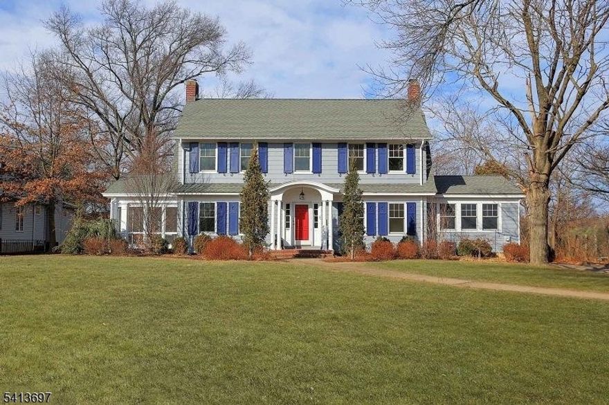 Truly Spectacular Center Hall Colonial in Desirable West End of Somerville boasts Original Character & Charm Featuring an updated Chef's Kitchen w/Maple Cabinets,Granite Counters,SS APPLIANCES, Spacious Formal Living & Dining Rooms, Roof & Gutters(2006),Pella & AndersonWindows(2012),Central A/C (2011,2018, 2022-3 zones, ,Newly refinished Oak Floors(2019),Partially Finished Full Walkout Basement w/FullBath,Large , Fireplace, Storage Room & Workshop,Walk-up Attic w/ 8 ft ceilings & 15x9 Storage Closet, Professionally painted Exterior(2018) & Interior(2019),40x21 PaverBlue-Stone Patio(2004),17x15 Shed(2010),1 car garage in rear of 2 Car Garage w/ new Garage Doors & Electric Service(2012) all w/ aprox. an Acre of Picturesque Landscaping. Conveniently located in walking distance to Historic downtown, Train & major Highways. Close to 22, 287, 78,202 &  206.BEST AND FINAL OFFER BY 4PM ON 3/8/26