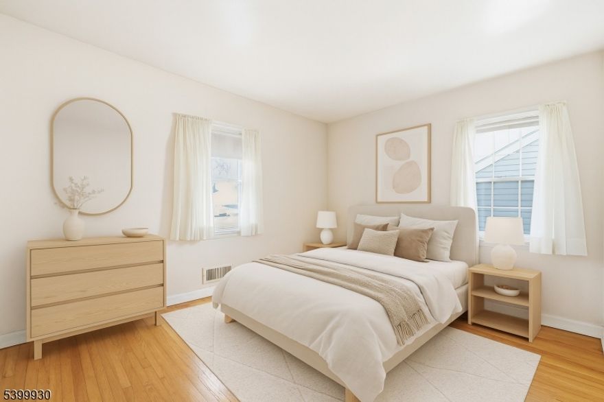 Welcome to this charming 3-bedroom, 1-bath home in the desirable Allwood section of Clifton! This lovely residence features a comfortable first floor layout with a spacious living room and an eat-in kitchen with SS appliances. The second floor features a large primary bedroom with ample closet and storage space. The fully finished basement is perfect for additional living space, a home office, or recreation. Enjoy the spacious, fenced-in backyard and patio that is great for entertaining and relaxation. Easy access to major highways and public transit for stress-free commuting. Don't miss this opportunity to own a well-kept home in a quiet neighborhood with so much to offer - schedule your tour today! ***HIGHEST & BEST DUE ON 12/17 BY 12PM.