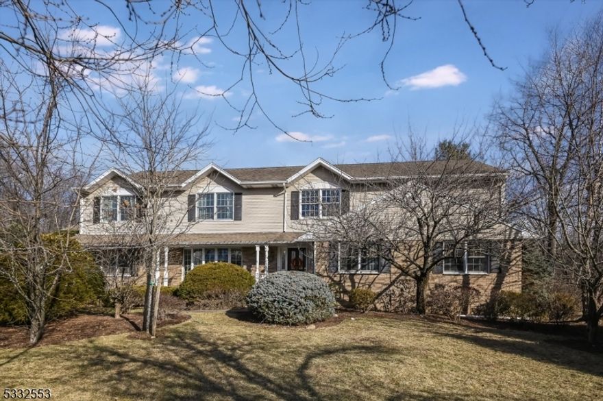Nestled at the end of a cul-de-sac in Glen Rock's desirable Gold Coast neighborhood sits this 6 BR,4 bth colonial home ready to make your dreams come true!Stunning 2-story foyer w/gracious bridal staircase opens to gorgeous eat-in chef's kitchen w/lrge CI w/addtl seating,quartz counters,&high-end stainless appls.SGD opens to private paver patio.Resort-like property offers luxurious heated Gunite pool,gas grill,stone curved wall,& mature plantings.Kitchen overlooks the spacious FR.1st level also offers a FDR & sunken LR bathed in natural sunlight.Two BRs,both w/adjacent bths work well for guests or offices.Convenient mudrm w/custom built-ins,laundry rm w/exterior door to patio & pool & int access to 2-car garage contribute to the convenience of this home.On the 2nd level you'll find 4 BRs all w/plenty of closet space + an office(or 5th BR!).Primary suite incl bth w/oversized shower & free-standing soaking tub.Hall bath w/shower over the tub + separate stall shower,expansive dbl sink vanity & another built in station offering counter space,storage & laundry bin.This beautifully updated,5,000 SF home has addtl space in the finished lower level w/enormous rec rm w/full wet bar,bonus rm,endless storage & 2nd entry to garage.Multi-zone heat & a/c,whole house generator,central vac,chandelier lift & gleaming HW floors are just some of the upgraded features.Experience all that Glen Rock has to offer w/top-rated schools,excellent NYC commute,& charming downtown dining & shopping!