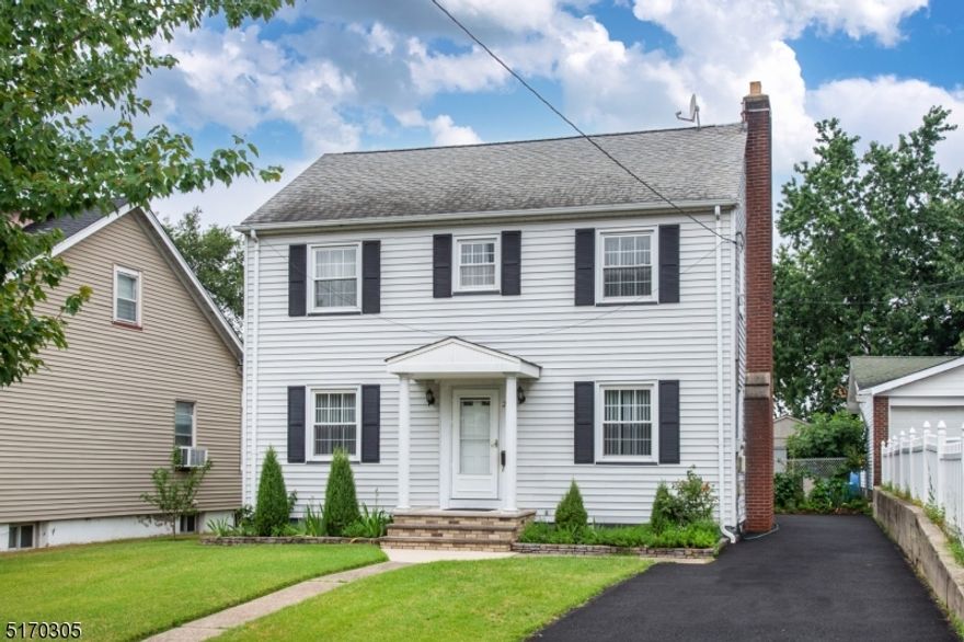 Welcome to this Beautiful, Impeccable Colonial in this desirable lakeview section of Paterson with so much to offer. First Floor Features Living Room, Formal Dining Room, first floor bedroom plus Sunroom Leading to Patio. Second Floor Features 3 Spacious Bedroom Plenty of Closet Space Walk up attic. Full finished basement with Beautiful Entertaining area plus workshop and laundry. Large Backyard Manicured with vegetable garden ideal to sit outside and enjoy your outdoor space. A Must see this home is immaculate condition well cared for with room to grow! Near all major highways, schools and shopping. A Must See!