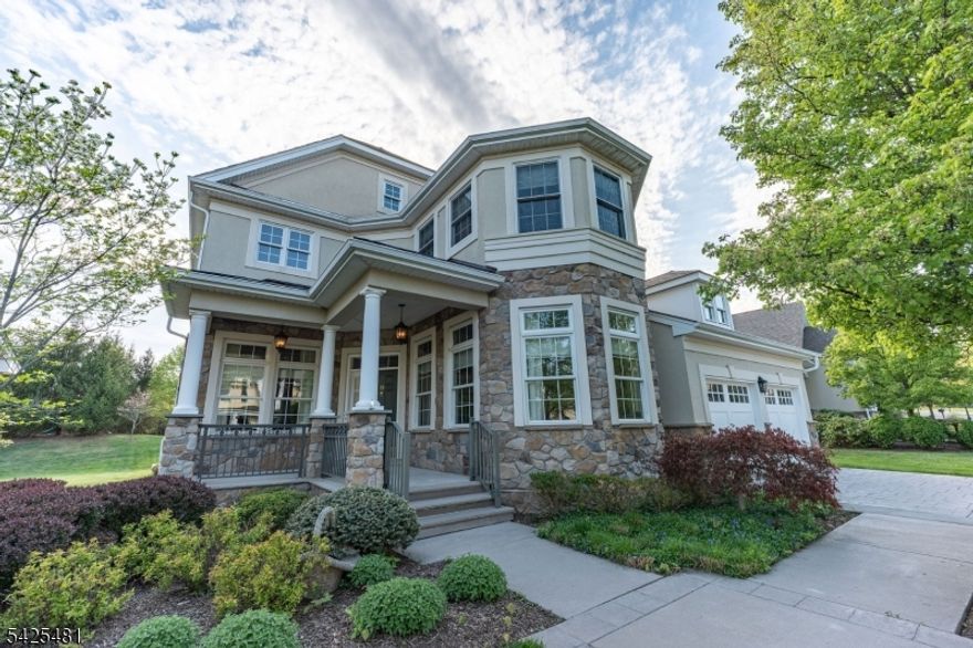 Amazing 55+ Community! Luxury single-family home in highly desirable setting of adult community with tons of amenities. Featuring beautiful, stylish touches, the 1st Floor Master Suite has Spacious Bedroom with Tray Ceiling, a full bathroom and walk-in closet. Wonderful open flow layout. Spacious Great Room delights, featuring soaring 2-Story and Fireplace with lots of windows and natural light. Lovely kitchen serves as the heart-of-the-home, and includes Breakfast Room and Butler's Pantry.  Den has been converted to a Bonus Walk-in Closet. Also conveniently located on the 1st floor is the Laundry Room. Upstairs are 2 extra bedrooms, plus a Loft overlooking the Great Room for additional flex living space. Finished basement with full bathroom and large, open Rec Room. Rear deck is perfect for outdoor relaxation or alfresco dining. Community amenities are a huge benefit! Offering a heated outdoor Pool, a 7,300-square-foot Clubhouse with Exercise Rm & Billiards, Walking Paths to enjoy many Gardens, Pond with Fountain, a decorative Waterfall, gorgeous seasonal foliage & More! Conveniently located to shopping, restaurants, parks, golf, theater, highways and public transportation. A perfect home and community to love where you live.