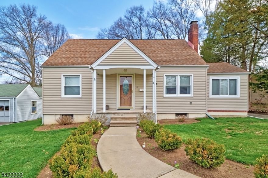 Classic Cape with unexpected space and serious upside, this is the kind of home that doesn't come around often! The first floor features two bedrooms, a full bathroom, a spacious living room, and a bright kitchen that flows into a sunroom with a standout exposed brick wall that adds warmth, character, and a little "wow factor you don't see every day. It's the kind of space that works perfectly for morning coffee, a cozy lounge, or an elevated flex area. Upstairs, you'll be pleasantly surprised by two generously sized bedrooms, a half bath (with room to add full), and abundant storage, space you don't typically expect in a home of this style. The full unfinished basement offers surprising ceiling height and endless possibilities for future finishing or storage. Step outside to a large, flat backyard, ideal for entertaining, play, or future expansion. The detached two-car garage adds even more flexibility, whether for parking, a workshop, or potential reimagining to suit your needs. Whether you're looking to make some cosmetic updates, do a complete renovation or add an impressive addition, this home presents a rare opportunity. Several homes on the street have already been transformed into beautiful new construction or fully renovated properties, making this an ideal option for both end users and builders. All of this in a highly desirable East Hanover neighborhood known for its strong sense of community and top-rated schools. HIGHEST AND BEST DUE TUESDAY 4/14 BY 11:00 AM.