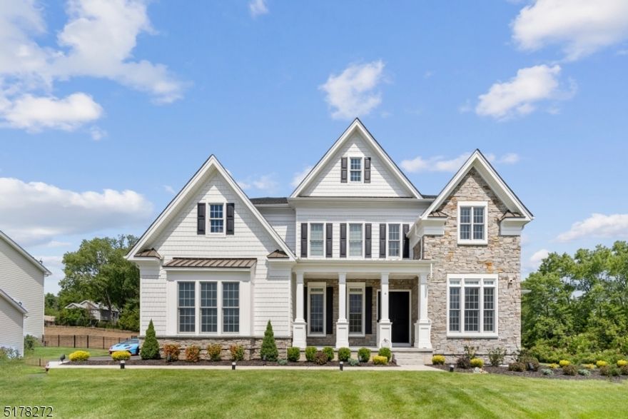 Stunning Custom built Newer construction located in one of the most desirable areas of Franklin Lakes NJ. First floor consists of a stunning two story entry foyer, open floor plan, an amazing gourmet kitchen with an oversized island, commercial grade appliances by Miele, Walk in Pantry and Breakfast area. Huge Family room with electric fireplace, Living room, Conservatory, Office & half bath.   Second floor consists of  4 Bedrooms with 4 Walk-in closets, 4 full bathrooms, Laundry room, many closets for storage. Beautiful hardwood floors throughout. Finished basement with a ton of extra storage! Utility rooms. Outside there is a large patio for entertaining, beautiful backyard, attached 3 car garage & more!