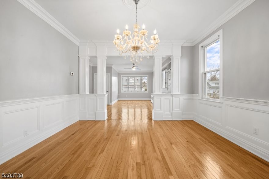 Pristine, newly renovated MULTI LEVEL apartment nestled in a quiet residential neighborhood, just minutes from NYC transportation. This spacious unit features 3 bedrooms and 1 full bath on the main level plus a huge finished attic offering an additional bedroom, full bath, and versatile living space. Open and inviting layout includes a bright living room, formal dining room and  spacious kitchen with abundant cabinetry, ample counter space, and stainless steel appliances. All bedrooms are generously sized with excellent closet space. Enjoy beautifully updated modern bathroomS. Freshly painted interiors, gleaming hardwood floors, recessed lighting, and newer windows throughout.Laundry hookups in the basement, plenty of storage, large backyard, and ample street parking. Conveniently located near major highways, schools, shopping, and local restaurants. This exceptional apartment offers modern comfort with unbeatable convenience. A must see!