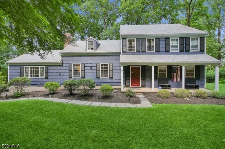 Move-in ready 5 bedroom 2.1 bath home in the Butterworth Farms section of Morris Township. From the spacious foyer with coat closet, you enter the living room with hardwood floors and ample natural light. The kitchen has a breakfast nook, granite countertops as well as stainless steel appliances and a seperate dining room is just a few steps away. The family room boasts cathedral ceilings and a wood burning fireplace. The main level, has a powder room, laundry room as well as a bedroom that is currently used as an office. Upstairs, the primary bedroom has a walk-in closet and en-suite bathroom with a stall shower. Three additional bedrooms as well as another full bath complete the second floor.  Sliding doors from the kitchen lead out to the deck overlooking the backyard and firepit area. Two car attached garage and basement offer lots of additional storage space. Close to downtown Morristown with restaurants and shopping. Great opportunity to own in Morris Township.