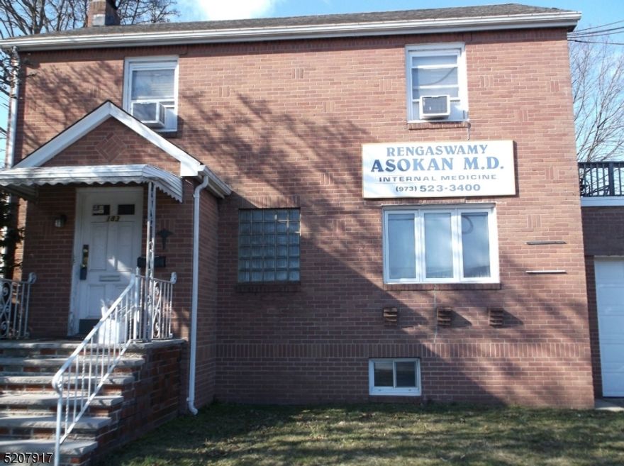 Mixed use 2 story building. First floor office space is vacant. Six rooms on main level with half bath, full basement partially finished with half bath. Second floor has a tenant, one Bedroom, EIK, Living room, Full Bath, Hardwood Floors, Attic for storage. Lease that expires 01/31/2027. Rent $1800.00 plus tenant pays for the garage $180.00. Tenant pays for cable , all other utilties are included. Corner lot with fenced in yard. Local to Schools and Rt 80.