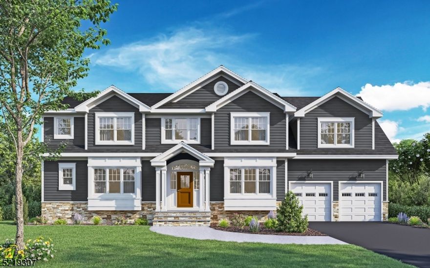 Brand New Construction by Blue Print Builders set in the Prestigious RIKER HILL section of Livingston. WORK WITH BUILDER TO CUSTOMIZE FINISHES AND MAKE SELECTIONS. BACKYARD HAS ROOM FOR A POOL. 10 Year Warranty. Impressive SMART Center Hall Colonial with over 4,900 sq ft of Finished Living Space. Grand foyer welcomes you with gleaming herringbone HW floors, 9ft Ceilings on All Levels, Detailed Custom Moldings, Coffered Ceilings and Wainscotting. Superior Craftsmanship throughout this Custom Home. Formal Living Rm, Dining Rm, Family Room w/Gas Fireplace and sliders leading outside to stone patio. Elegant Custom Kitchen w/ high end SS Appliances, Large Center Island, Quartz Counters & Walk-in Pantry. First Floor Guest En Suite, Powder Room and Mud Room complete 1st Floor. Spacious Second floor Primary Suite w/ Large, Custom Walk-in Closets and a Spa Bath Retreat with Soaking Tub & Jetted Shower. Three very large secondary bedrooms, two En Suite, Hall Bath, and Laundry Room complete 2nd Floor. Finished lower level with Walk-Out that can be Customized to Suit. Includes Bedroom, Full Bath, 2nd Laundry Room, Wet Bar, Office and Expansive Recreation Area. Estimated completion Summer 2023.