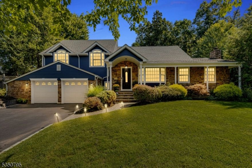 This stunning custom-built, 3.5 bath home is located in one of Westfield's most coveted neighborhoods. Situated on a third of an acre, the property features a spa-like backyard complete with a heated salt water in-ground pool, hot tuba, and a brand new patio, perfect for outdoor dining and entertaining. The updated eat-in kitchen opens to a sunken living room, while the soaring ceilings in the living room and an elegant dining room set for both casual and formal gatherings. The second floor offers an en-suite bedroom, while third floor is home to a luxurious master suite with its own private bath. On the ground level, you'll find another family room currently used as a gym with a sauna. The fully finished basement provides versatile space ideal for a playroom. Conveniently located near award winning school system and NYC transportation, this home delivers both luxury and practicality. A must see for anyone seeking the best of Westfield living!