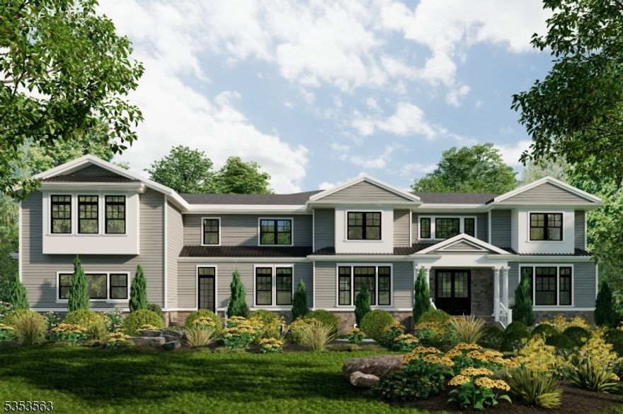 Nestled in the heart of picturesque Short Hills, 81 Athens Road is a breathtaking 9,476-square-foot new construction set on a beautifully landscaped 0.59-acre lot. This luxurious home masterfully blends timeless elegance with contemporary design, creating a sophisticated atmosphere throughout. Upon entry, you are welcomed by soaring ceilings, expansive open spaces and an abundance of natural light. Gleaming hardwood floors, custom millwork and designer touches flow seamlessly between the formal living, dining and family rooms. The chef's kitchen features top-of-the-line appliances, bespoke cabinetry and sleek countertops, opening directly into a spacious family room ideal for both intimate gatherings and grand-scale entertaining. Seven generously sized en-suite bedrooms, including a sumptuous primary suite, provide comfort and privacy for every member of the household. Eight full baths and two half baths, all with spa-like finishes, elevate daily living. The lower level impresses with a large recreation room, a fitness room, a future movie theater and an additional bedroom suite. Outdoor spaces are equally captivating, offering two large terraces, meticulously designed landscaping and ample room for a pool, perfect for al fresco dining, entertaining and relaxation. Situated in one of Northern New Jersey's most coveted neighborhoods, 81 Athens Road is a rare opportunity to enjoy refined living at its finest. The estimated completion date is September 15, 2025.