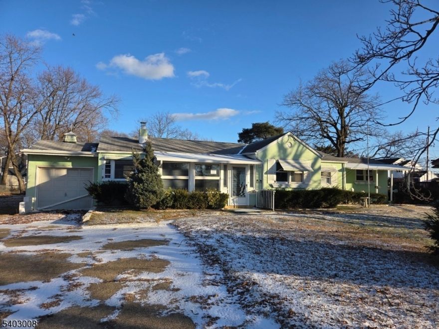 Delayed showing until 1/7/2026. Property is part of first look offeree program and will be marketed first 30 days to owner occupants. Great Opportunity to own this fixer upper. Huge property with ranch style home. This is a Mother/daughter or in-law suite home. Main house has 3 bedrooms, 1 large full bath with shower/tub, Eat-in kitchen, Living Room with decorative fireplace, Dining room and converted garage with workshop and laundry room. Second part of the home has a Galley Kitchen which you can fit a small table, hook up for washer and dryer, large Living Room, Bedroom and full bath with shower/tub. Both have entrance to the huge yard with large storage shed and playhouse. Home is in fair shape but needs updating.  Home is marketed to homebuyers for 30 days before investor offers. Seller makes no representation as to condition of home, appliances, utilities and interior and exterior conditions. Buyers and their agents need to do due diligence.