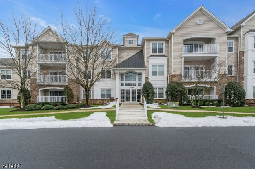 This beautifully updated condo in the Somerset Run 55+ community offers true single level living with modern finishes throughout. Luxury vinyl flooring extends through every room, and the kitchen includes durable tile beneath the LVF for added longevity. Freshly painted and filled with natural light, the home faces the front of the community and enjoys a peaceful pond view from both the main living area and the private covered balcony. The kitchen features granite countertops, a modern tile backsplash, and newer appliances for a clean, updated look. Built in bookshelves add charm and practical storage, making the versatile bonus room ideal for reading, hobbies, or display. Two dedicated parking spaces and two generous storage areas one in the hallway and another off the balcony provide everyday convenience. Residents of SSR enjoy resort style 55+ living with a 25,000 SF clubhouse, indoor and outdoor pools, a fitness center, tennis and pickleball courts, billiards, a gated entrance, and a full calendar of social activities. The monthly HOA includes lawn care, snow removal, water, and exterior maintenance, offering low maintenance living in a beautifully maintained neighborhood. Move in ready and thoughtfully updated, this condo blends comfort, style, and the best of active adult community living. Near major highways, shopping, parks, golf courses, and the downtowns of Somerville, New Brunswick, and Princeton, with an easy commute to NYC. Come experience luxury living at SSR.