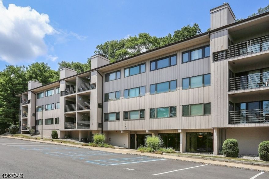 Sun filled unit with 2 beds 2 full baths.  Enjoy the quiet setting yet very close to Morristown Center with all the restaurants, shopping, entertainment, and transportation.  Mid Town Direct Train, Clean and well cared for Unit with Elevator in building no stairs to lobby elevator or the unit.  1 assigned space for parking 1 additional space is first come first served for the complex. Max of 2 cars per unit only. Building has a large secure lobby with a gym. Great location!  No Pets No Smoking  Electric grills only. Extra storage on Ground Floor for Unit.  Pictures are from before current tenant moved in.