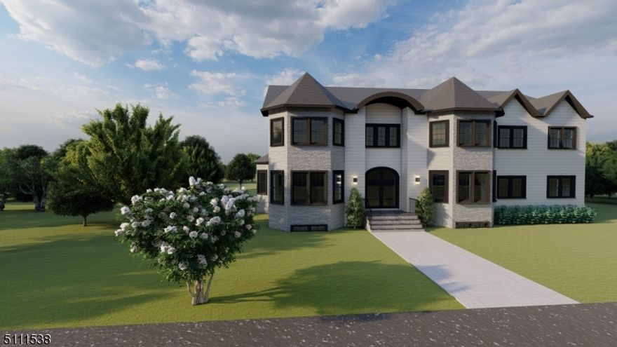 Magnificent NEW CONSTRUCTION home with 10 YEAR BUILDERS WARRANTY! Gorgeous 6 Bedroom, 7.5 Bath home with approx. 7,880 sf of finished living space on 3 floors. Enter the dramatic 2 story foyer with sweeping staircase flanked by a formal Living Room and Dining Room with extensive Millwork. Rich hardwood floors which lead to expansive kitchen and Family Room with gas Fireplace with stone surround; sliders to the deck overlooking the lush backyard. The Kitchen is complete with high-end Stainless Steel appliances, large center island with sink, quartz counters, custom cabinetry & walk-in pantry; Office, Powder Room and First Floor en-suite. The Second Floor is home to 5 en-suite Bedrooms all with walk-in closets and laundry room. The Master Bedroom is designed with a tray ceiling, 2 walk-in closets and spa-like bath w soaking tub, stall shower, double vanity and toilet closet.  The Finished walkout basement w 9' ft ceilings is equipped w an office, media room, sauna, wine cellar, huge recreation room with wet bar & full bathroom. Sliders lead to the paver patio and lush flat backyard. No expense spared when building this stunning abode! Mirror image home will be built on the adjacent lot (#212).