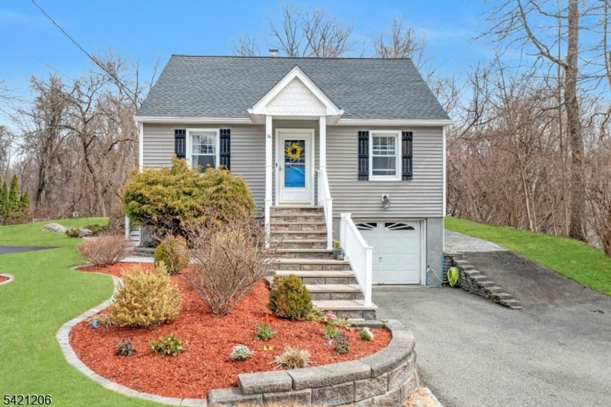 Welcome to this charming, lovingly maintained expanded Cape Cod home! From the moment you step through the inviting front door, you're greeted by a spacious living room that flows seamlessly into a gourmet kitchen complete with a breakfast bar perfect for everyday living and entertaining. The first floor features a formal dining room with a convenient storage closet, a full four-piece bathroom, and a comfortable bedroom. Upstairs, you'll find two generously sized bedrooms, a dedicated laundry room, and an additional full four-piece bathroom. The unfinished basement offers abundant storage and endless potential for customization. An attached one-car garage adds everyday convenience. Outside, enjoy a newly installed all-weather deck overlooking an expansive yard ideal for gatherings along with a handy storage shed. Additional highlights include a whole-home humidifier, a two-zone air conditioning system, a Smart Home doorbell, and an exterior connection to a manual transfer switch for easy portable generator connection.