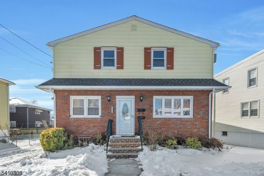 GREAT FIND! 6 OVER 6 - Spacious 2 Family home offering generously sized rooms and a well designed layout on each level. Both units feature, a big living room, formal dining room, kitchen with good amount of cabinets, full tiled baths, along with king size, queen size and full size bedrooms. Excellent closet space. Hardwood floors throughout (covered on the 2nd floor), updated windows, separate gas, hot water baseboard heating and new roof (2023). This home also offers a large, partially finished and heated basement (separate zone ideal for extra living or recreational space). Situated on an oversized, fenced property 62'x140' on a residential street within walking distance to train and bus lines plus the "Shop Rite" Mall- A great property!