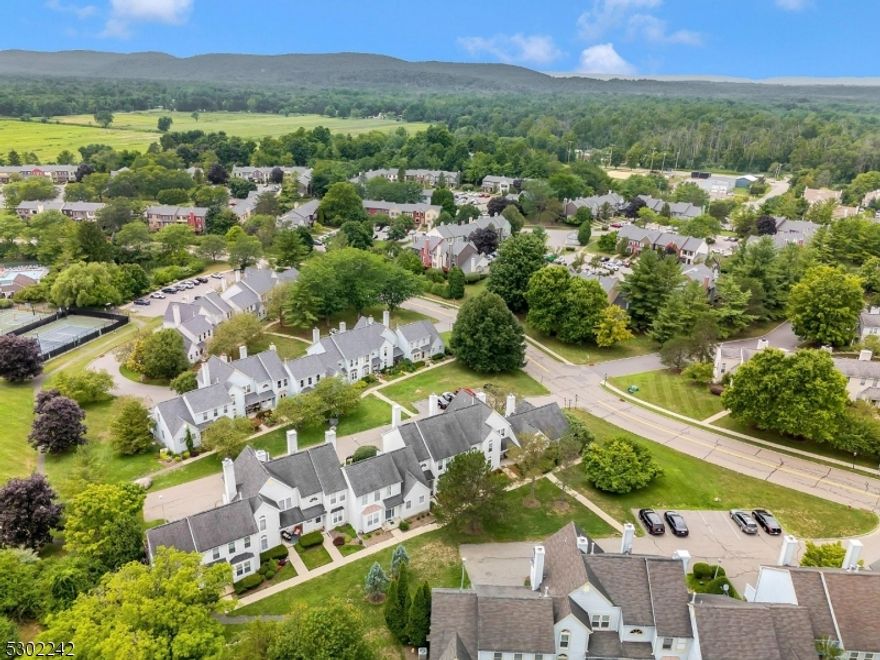 Available April 1, 2026. Two-bedroom, 1.5-bathroom townhome located in the gated golf community of Panther Valley. Kitchen remodeled with upgraded oak cabinets. LR with wood burning fireplace. Newer carpets and freshly painted. Sliders off LR to private deck. Updated bathrooms, neutral colors, great condition. Basement with laundry. No living area in basement. Amenities include security, 3 outdoor pools, tennis courts, basketball courts, volley ball court and many playgrounds. Panther Valley golf club offer memberships for golf and additional pool. Washer and dryer. Oversized garage. Close to Rt 80 and 46 and Hackettstown for all your shopping needs. Min credit score 650. No pets, no smoking, no exceptions.