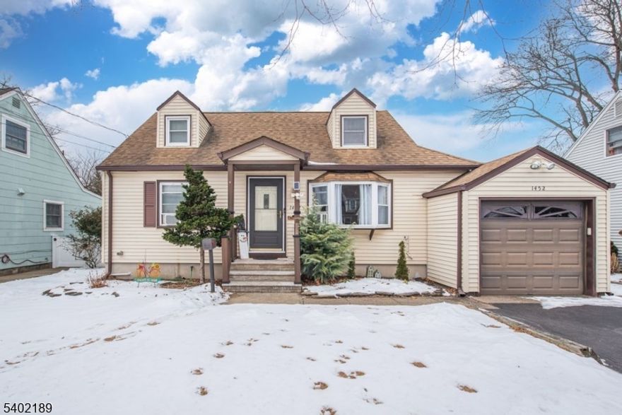 Welcome to this beautifully updated 3-bedroom Cape in the heart of desirable Pompton Lakes. The main level features hardwood floors throughout and a renovated kitchen with cork flooring and a breakfast bar. Just off the kitchen, the sun-filled four-season room overlooks a well-maintained, private backyard complete with a new patio and storage shed, ideal for entertaining or unwinding at the end of the day.The second level is features an office area and third bedroom. The full basement provides additional living space with a family room, separate laundry area, and ample storage. All this, plus walking distance to schools, parks, restaurants, shopping, and NYC transportation. This is the home you've been waiting for don't miss it before it's just a memory. Lender will require flood insurance