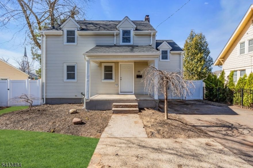 Completely renovated Colonial featuring 4 bedrooms, 2.5 baths, and a full basement, perfectly blending classic charm with today's modern finishes. This home has been redone from top to bottom and is truly move-in ready. Step inside to beautiful hardwood floors throughout and recessed lighting in every room, creating a bright and inviting atmosphere. The spacious living room offers a cozy gas fireplace, perfect for relaxing or entertaining. The brand-new kitchen is a showstopper, featuring white shaker cabinetry, quartz countertops, a matching quartz backsplash, full stainless steel appliance package, and an island ideal for gathering and everyday living. A first-floor bedroom provides flexible living space, perfect for guests or a potential in-law suite. Upstairs you'll find three generously sized bedrooms, including a spacious primary suite with a beautifully renovated private bath. All bathrooms have been fully updated with stylish, modern finishes. Major system upgrades include a brand-new roof, new water heater, new two-zone forced hot air furnaces and condensers providing efficient heating and central air conditioning, and new 200-amp electrical panel - offering comfort, efficiency, and peace of mind for years to come. Step outside to enjoy the patio and fully fenced backyard with a white vinyl privacy fence - perfect for entertaining, pets, or simply relaxing outdoors. Turnkey, beautifully finished, and perfectly located - don't miss this exceptional opportunity!