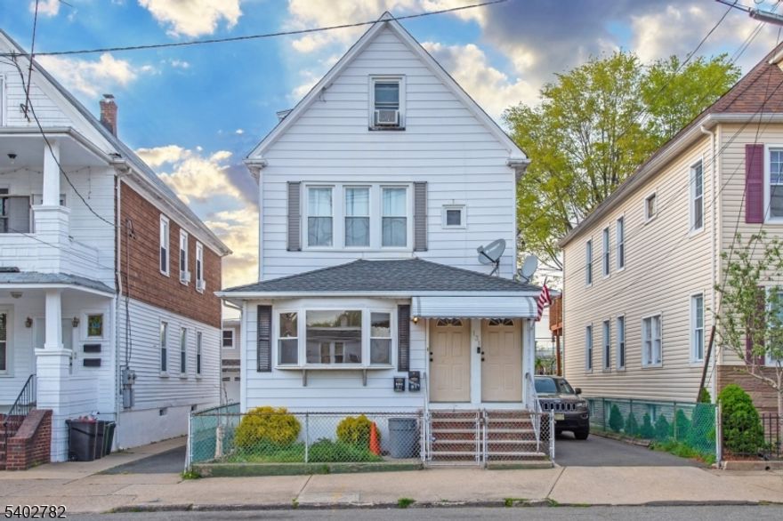 Listed for Comp Purposes only Two  Family Unit offers new flooring in main areas, 2 bedrooms with hardwood floors, 1 bath and Kitchen with crisp white cabinets, 2nd floor LR DR KIT OFFICE washer and dryer  office, 2 bedrooms bonus room and 2 baths washer and dryer hook ups in basement. Water and Sewer is Split equally by both Tenants quarterly(it's usually around $75 every 3 months) . The driveway belongs to 2nd floor unit.  Conveniently located to stores and access to highways.