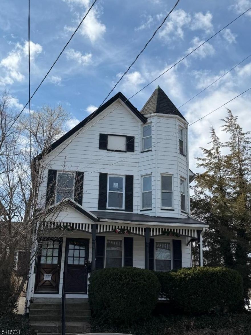 Freshly painted 2nd-floor and 3rd-floor apartment in a well-maintained two-family home located in a prime location. The apartment offers approximately 2,000 sq. ft. of living space, featuring 3 bedrooms, 1 full bathroom, a kitchen, dining room, and a spacious living room. The home includes hardwood floors throughout and high ceilings. The tenant has a private washer and dryer, basement storage, a one-car garage, and two tandem parking spaces. A shared backyard and deck are available for outdoor entertainment. Conveniently located across the street from Somerville Middle School and just minutes from the train station, ShopRite, restaurants, and more.