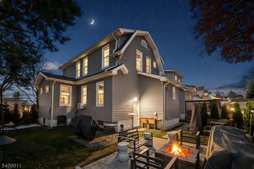 Welcome to this gorgeous colonial house where time and design meet with modern and comfort to be called home. Sitting in a corner lot it offers light and privacy. This impeccable home is filled with warmth offering updates throughout making it ready to move in. Perfectly located in one of Nutley's most desirable neighborhood within minutes away from Train Stations/NYC transportation, top-rated schools, shopping district, parks a true turnkey ready to impress. A rare opportunity to own a house that mix comfort and location with efficiency. A yard with patio for entertaining and relaxing plus the gardening making it your own cozy oasis.Entering the house you will be amazed by the warmth and inviting open concept of the first floor elegant living room next to a guest bedroom (can be used as a home office), dining room x modern kitchen large cabinets for extra storage, quartz countertop, new upgraded appliances, bathroom and laundry -extra large machines. The second floor offers 3 bedrooms and a fully renovated modern style full bathroom. Basement is partially finished with a home office " plus furnace room and storage. To add peace to a new homeowner nothing to do inside plus new roof, updated electric, large driveway offers parking for several cars. This is your New Home!