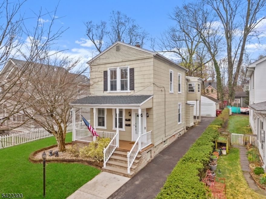Here is your opportunity to own a two family home in a prime Nutley location. This home offers flexibility for both investors and homeowners. The first floor unit features a comfortable one bedroom layout with a bright living room, open concept kitchen and dining area, full bath, and a large walk in pantry for added storage and convenience.The second floor unit offers a more expansive layout with two bedrooms, a dedicated office space, living room, den area, and kitchen, which is ideal for your living needs or maximizing rental potential. An unfinished basement provides laundry and additional storage space, while the outdoor setup includes a large side yard, private backyard patio, and a detached two car garage. Perfectly situated just steps from Nutley's beautiful parks and highly regarded Yantacaw Elementary School. Separate utilities add to the overall appeal of this rare two family property.